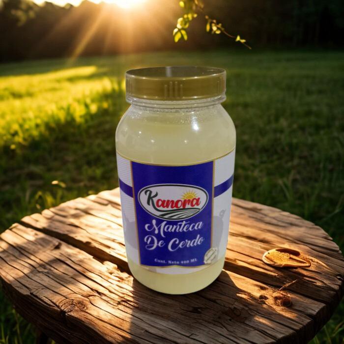 Manteca de cerdo Kanora 800 ML